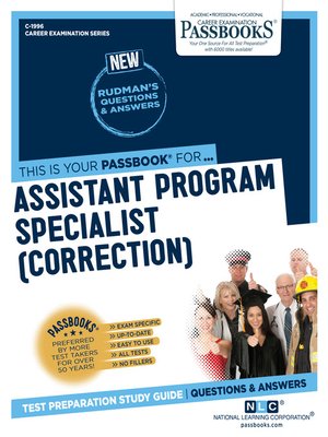 cover image of Assistant Program Specialist (Correction)